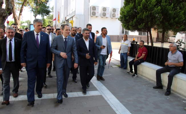 Fatih Erbakan Uşak'ta konuştu