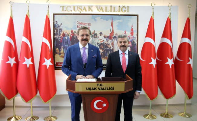 TOBB Başkanı Hisarcıklıoğlu Uşak'ta