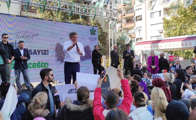 Gelecek Partisi Genel Başkanı Davutoğlu, Manisa'da konuştu