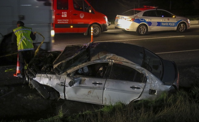 Uşak'ta Trafik Kazası Can Aldı