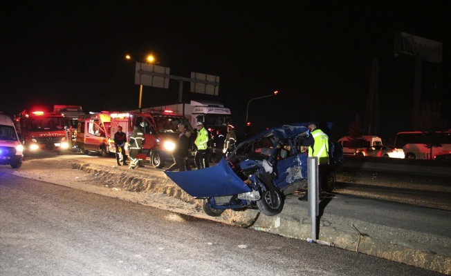 Uşak'ta Trafik Kazasında 1 Kişi Öldü, 3 Kişi Yaralandı