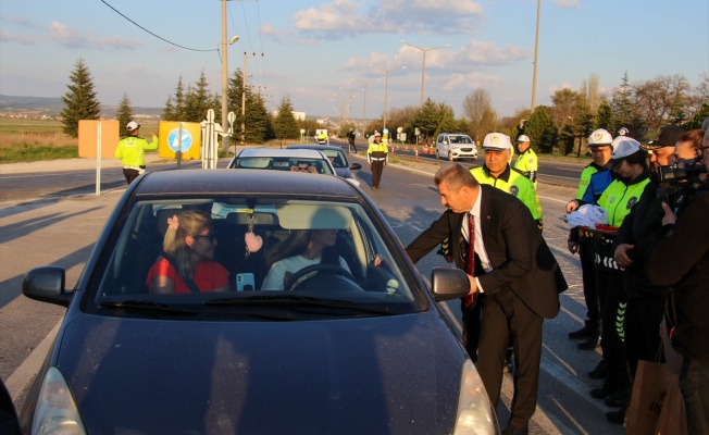 Vali Ergün, Trafik Denetimine Katıldı