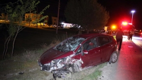 Uşak'ta trafik kazasında 2 kişi yaralandı